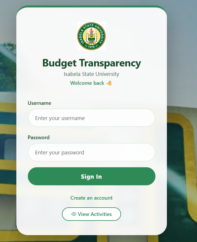 Budget Transparency System